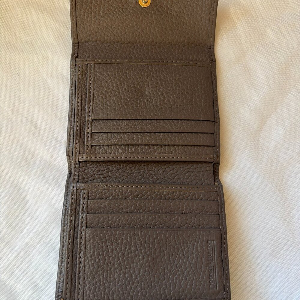 DOONEY & BOURKE Dark Olive/Greyish Pebble Grain Wallet - Picture 4 of 5